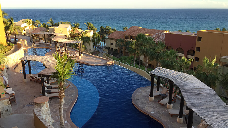 One of the Gorgeous Pools at The Fiesta Americana Grand Los Cabos