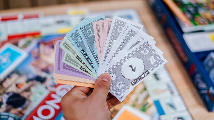 monopoly money like Freelance cash flow