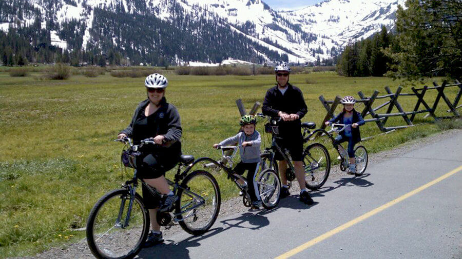 Bike Ride Tahoe City to Squaw Valley And Back