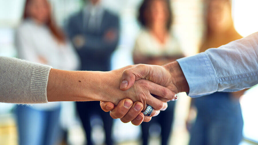 Handshake on Subcontractor partnerships