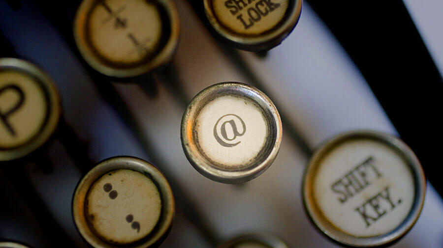Typewriter Keys: Freelance Email List