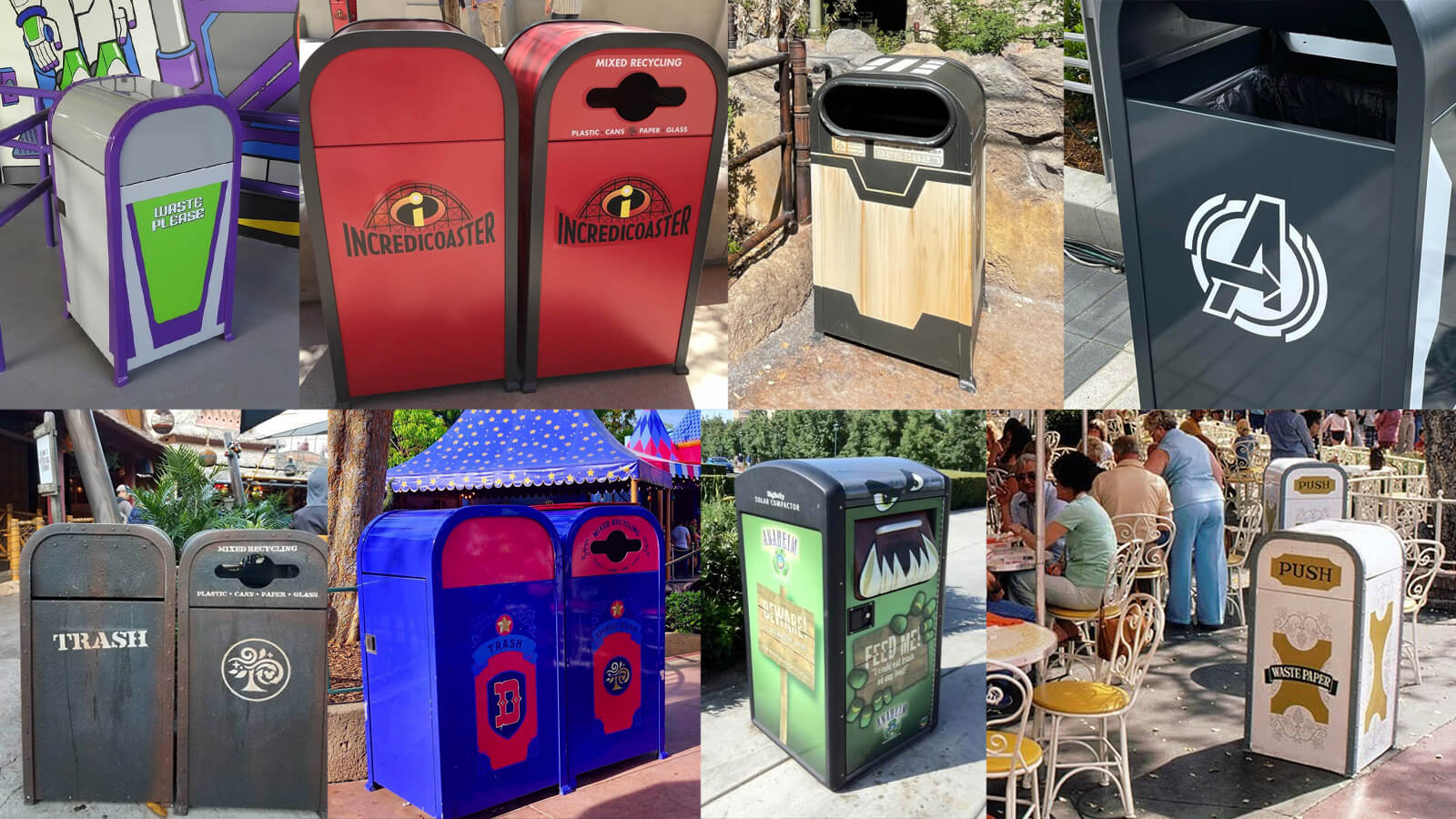 Disney Trash Can Design