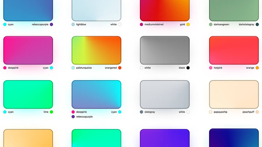 Steam Hex Colors (CSS Gradient + Brand Gradients)