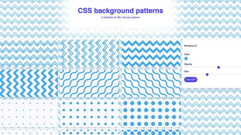 Background Pattern Generators And Tools For Web Designers