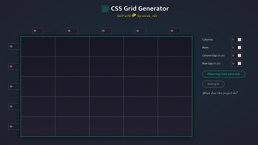 CSS Grid Generator