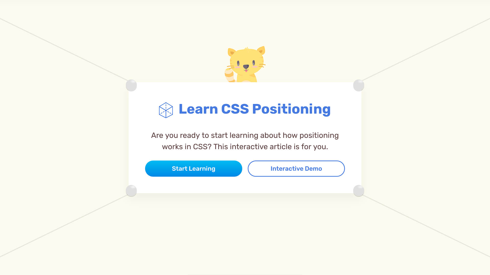Learn CSS Positioning