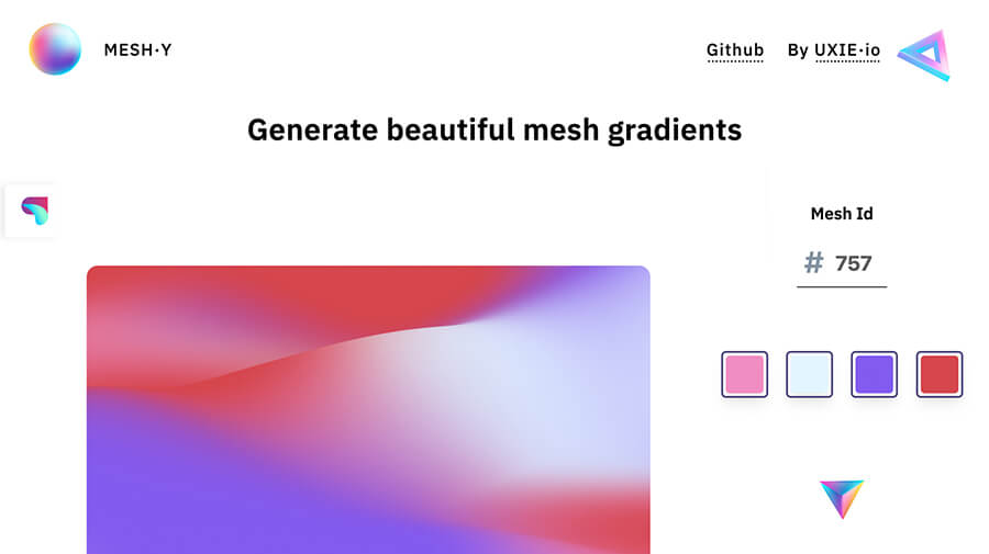 Meshy Mesh Gradient Generator