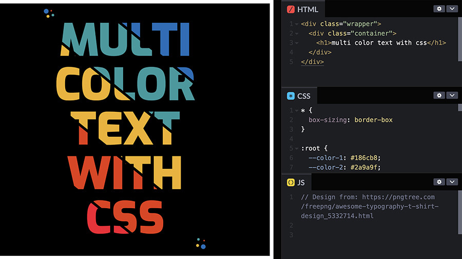 Multi-Color Gradient Text Tool