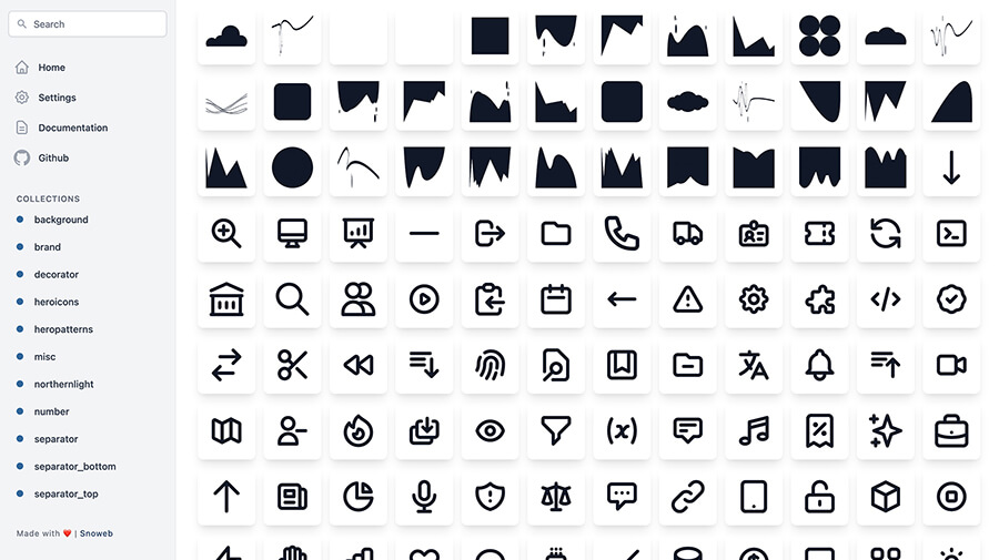 Snoweb SVG Icons