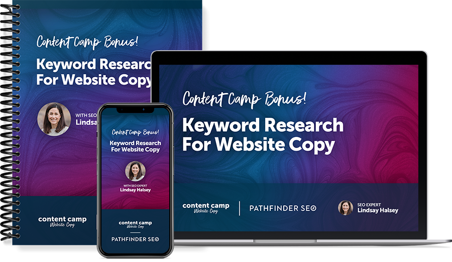 Pathfinder SEO Website Copy Keyword Research Bonus