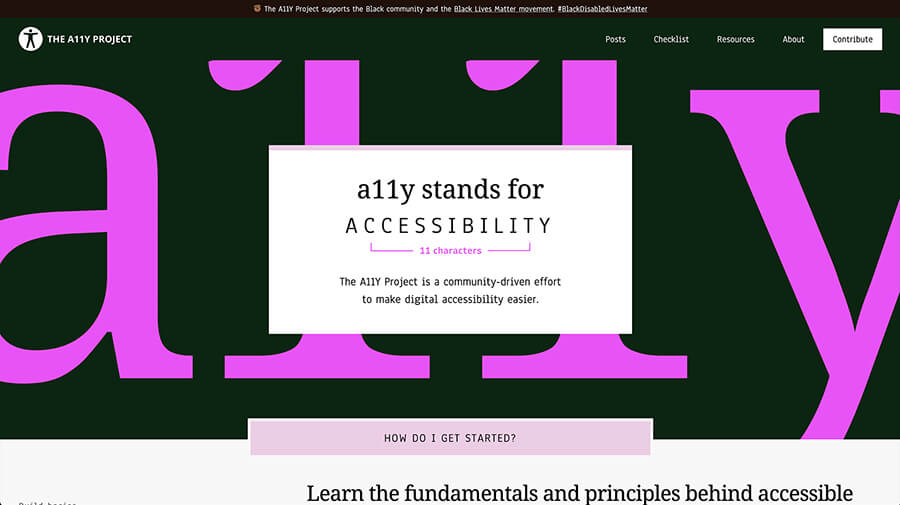 The a11y Project Shares Web Accessibility Best Practices