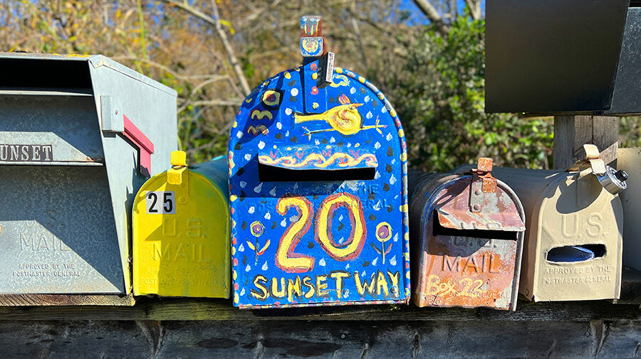 Painted Mailboxes for Email Open Rates