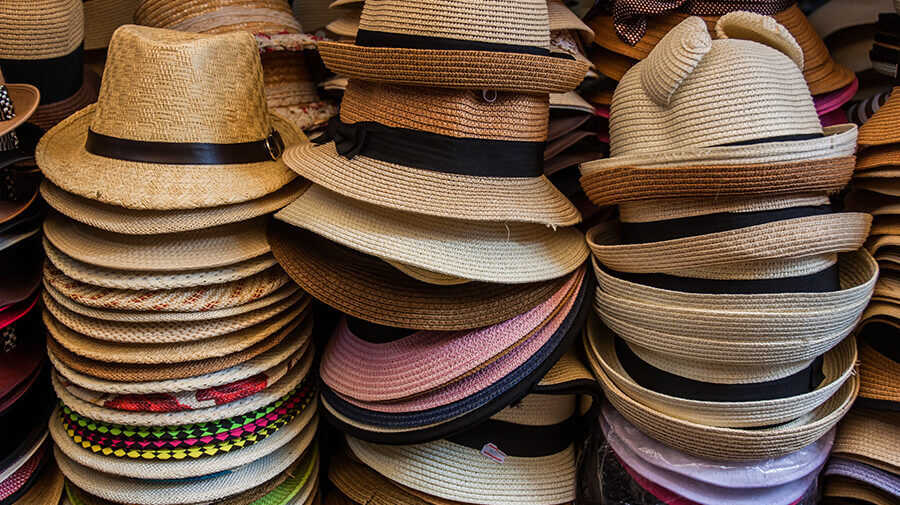 Stacks of freelanace hats