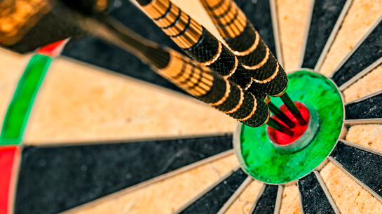 bullseye for getting your branding, message, and copywriting project right the first time