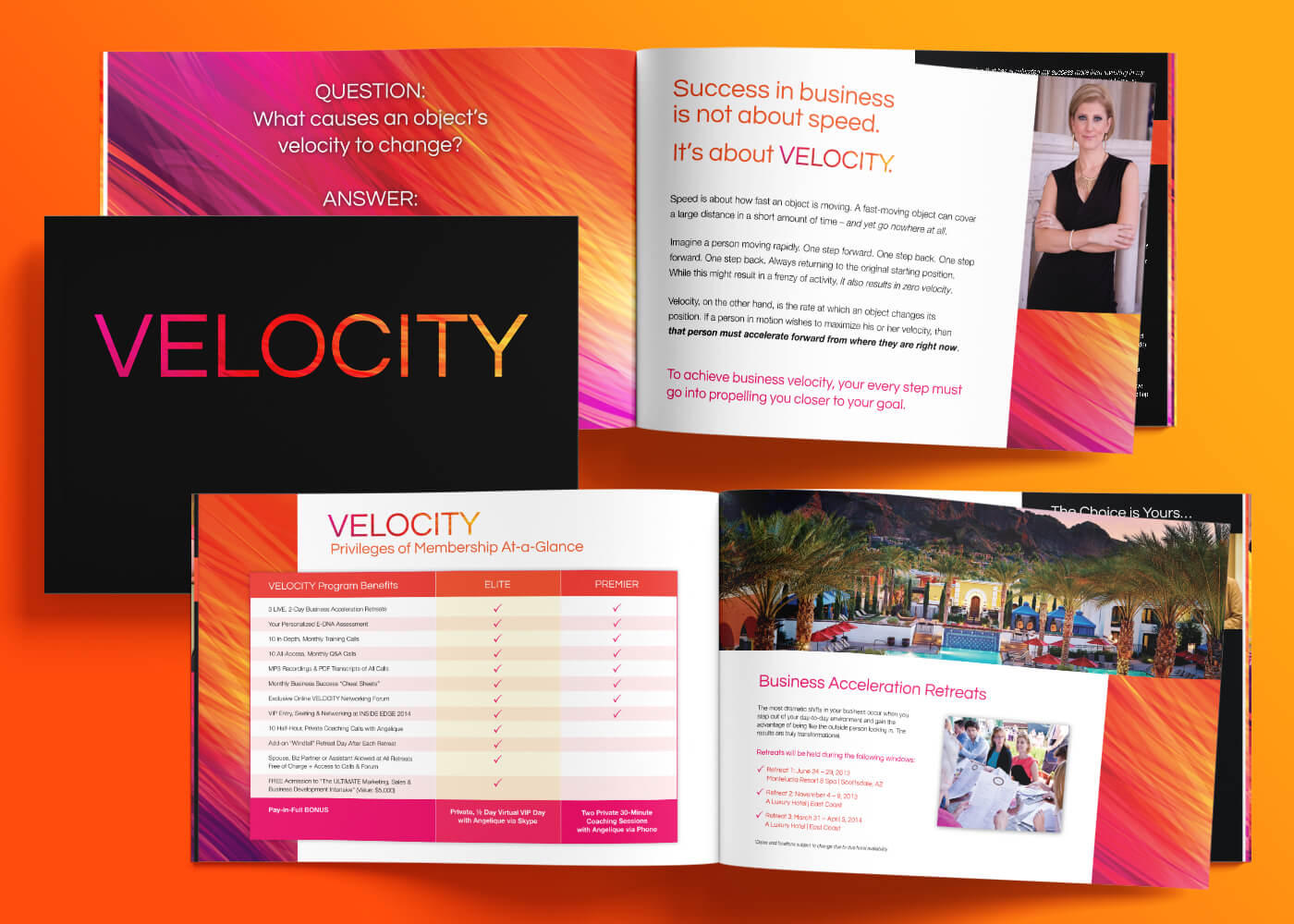 High-ticket coaching program sales booklet design