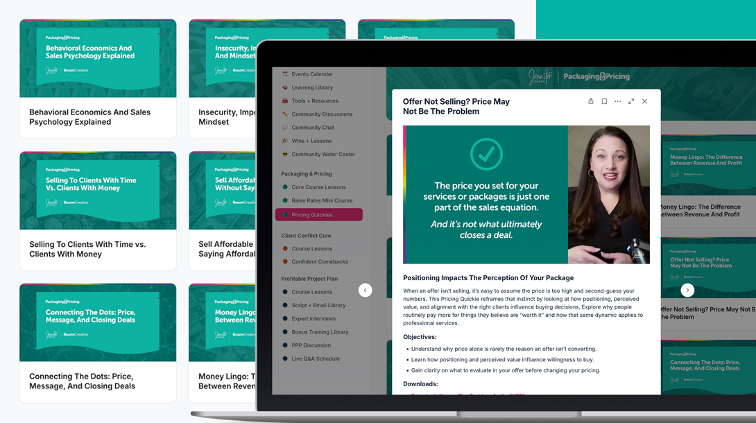 Pricing Quckies Library: 10-minute money mindset, revenue, pricing, and payment training for freelancers