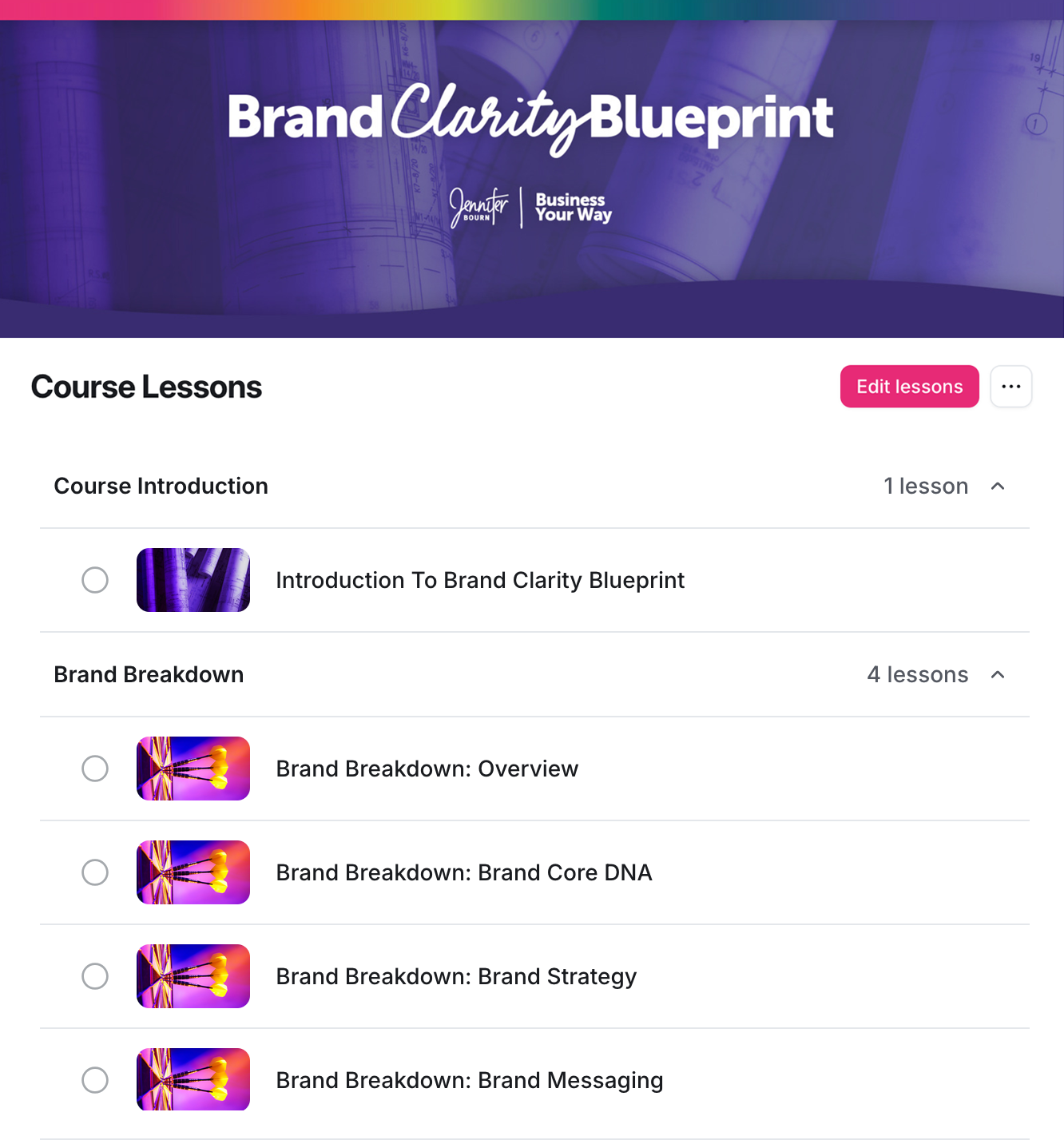 Branding course introduction and overview lessons